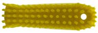 35876 Vikan Medium Bristle Yellow Scrubbing Brush, 20mm bristle length, Polyester bristle material