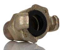 773-0537 RS PRO Iron Male Pneumatic Quick Connect Coupling, NPT 3/4 Male Threaded