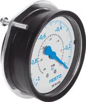 fvam-63-v10-g14-en Festo Analogue Pressure Gauge 0bar Back Entry 63mm Outside Diameter