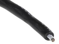 25382-bk005 Alpha Wire XTRA-GUARD 2 Control Cable, 2 Cores, 0.81 mm² 18 AWG, Screened, 30 m, Black Polyvinyl Chloride Sheath