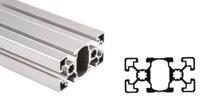 38429924321000 Bosch Rexroth Silver Aluminium Profile Strut, 45 x 90 mm, 10mm Groove, 1000mm Length