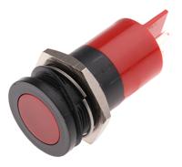 211-471 RS PRO Red Panel Mount Indicator, 12V, 22mm Mounting Hole Size, Solder Tab Termination