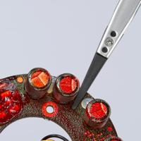 92-81-01 Knipex 130 mm, Stainless Steel, Carbon Fibre Reinforced Plastic, Smooth, ESD Tweezer