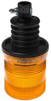 907-6003 RS PRO Amber Flashing Beacon, 10 → 100 V dc, Flexi DIN Mount, LED Bulb, IP56