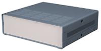 188-1334 RS PRO Grey Extruded Aluminium Enclosure, IP30, Grey Lid, 279 x 305 x 87mm