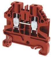 5850300555 Wieland 58.503.0055.5 WT 2.5 Series Red, 2.5mm², Single-Level, Screw Termination, ATEX