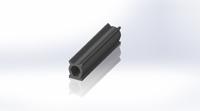 727-6080 RS PRO Black EPDM  Edging Strip, 20m