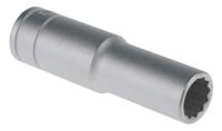 m120613-c Teng Tools 1/2 in Drive 13mm Deep Socket, 12 point, 79 mm Overall Length