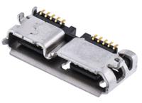 zx360d-b-10p30 Hirose Right Angle, PCB Mount, Socket Type B 2.0 USB Connector
