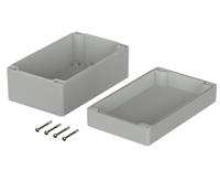 03237000 Bopla Euromas Series Light Grey ABS Enclosure, IP66, Light Grey Lid, 200 x 120 x 90mm