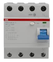 2csf204401r1400-f204-a-40003-ap-r ABB F200 RCCB, 40A, 4 Pole, 30mA, Type A, 230/400V ac