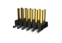 20021121-00004c4lf Amphenol Communications Solutions Minitek127 Series Straight Surface Pin Header, 4 Contact(s), 1.27 mm Pitch, 2 Row,