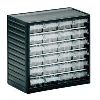 291-3 Treston 24 Drawer Storage Unit, PP, 290mm x 310mm x 180mm, Grey