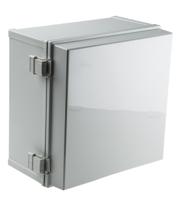 cab-pc-303018-g-cabinet Fibox CAB PC Series Polycarbonate Wall Box, IP65, 300 mm x 300 mm x 180mm