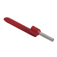 dz5ca010 Schneider Electric DZ5CA Series Insulated Crimp Bootlace Ferrule, 1.8mm Pin Diameter, Red