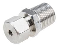 123-5577 RS PRO 1/2 NPT Compression Fitting for Use with Thermocouple or PRT Probe, 4.5mm Probe, RoHS Compliant Standard