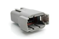 atm04-08pa Amphenol Industrial, ATM Automotive Connector Socket Grey Cable Mount 8 Way, Crimp Termination ATM04-08PA