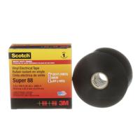 super-88-50mm-x-33-m 3M Scotch Super 88 Black PVC Electrical Insulation Tape, 50mm x 33m