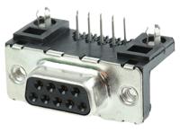 d09s13b4gx00lf Amphenol Communications Solutions Delta D 9 Way Right Angle Through Hole D-sub Connector Socket, 2.74mm Pitch, with M3