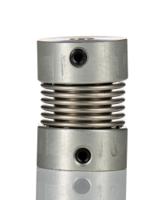 550161818 Huco Bellows Coupling, 16mm Outside Diameter, 4mm Bore, 21mm Length Coupler