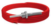 rtr-m06-l050-k011-sisi Emko PT100 Temperature Sensor, 6mm Dia, 50mm Long, Class B +200°C Max