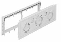 73382101 Spelsberg AK3 Series Flange for Use with Small Distribution Boards, 79.9 x 266.2 x 40mm