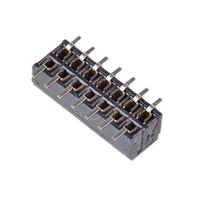 clm-107-02-l-d Samtec CLM Series Straight Surface Mount PCB Socket, 14-Contact, 2-Row, 1mm Pitch, Solder Termination