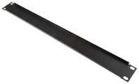 802-0245 RS PRO Black Steel Blanking Panel, 1U, 483 x 9mm