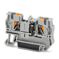 3212112 Phoenix Contact  PT 4-DIO 1N 5408/L-R Series Grey, Single-Level, Push In Termination