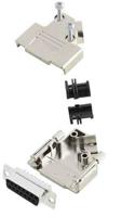 l17d45pk-m-15l77sda15s Amphenol Communications Solutions D45PK-M 15 Way 45 ° Cable Mount D-sub Connector Socket