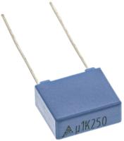 b32520c3104k189 EPCOS B32520 Polyester Film Capacitor, 160 V ac, 250 V dc, ±10%, 100nF, Through Hole