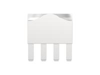 225688-e ERNI 225688 Series Vertical Surface PCB Header, 1 Contact(s), 1 Row, Shrouded