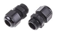 53111210 Lapp SKINTOP Series Black Polyamide Cable Gland, M16 Thread, 4mm min., 10mm max., IP66, IP68, IP69K