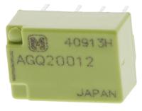 agq20012 Panasonic PCB Mount Signal Relay, 12V dc Coil, 1A Switching Current, DPDT