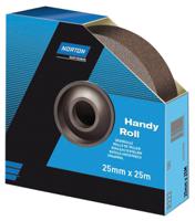 63642531810 Norton P150 Grit Very Fine Sandpaper Roll, 25m x 50mm