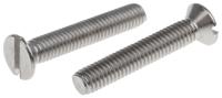 914-1709 RS PRO Slot M6 Countersunk A2 304 Stainless Steel Machine Screws DIN 963 x 35.0mm