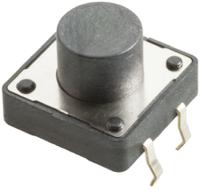 430476085716 Wurth Elektronik Black Button Tactile Switch, SPST 50 mA @ 12 V dc 5mm Through Hole