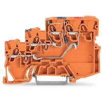 2000-53521102-953 WAGO 2000-5352/1102-953 TOPJOB S Series Orange, 1mm², 3-Level, Push-In Cage Clamp Termination