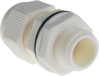 822-9767 RS PRO White Nylon Cable Gland, M16 Thread, 5mm min., 10mm max., IP68