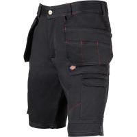 dk0a4xsiblk138 Dickies Redhawk Pro Black 35% Cotton, 65% Polyester Work shorts, 38in
