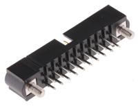 m80-5102042 HARWIN Datamate J-Tek Series Straight Through Hole PCB Header, 20 Contact(s), 2 mm Pitch, 2 Row, Shrouded