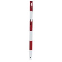 898-7144 RS PRO Red & White Steel Barrier Post