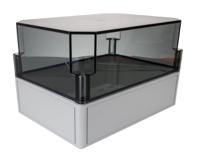 9522100 Rittal PK Series Plastic Wall Box, IP66, Viewing Window, 180 mm x 254 mm x 165mm