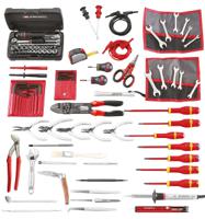 2138el34 Facom 100 Piece Electrician Tool Kit with Case