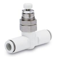 as2001f-04-3 SMC AS Series Tube Fitting, 4mm Tube Inlet Port x 4mm Tube Outlet Port, AS2001F