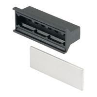 20808-087 nVent SCHROFF 20808 Series Handle for Use with Front Panels, 5 Piece(s), 71.12 x 69.7mm