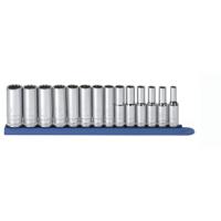 80562 GearWrench 14-Piece Metric 3/8 in Deep Socket Set , 12 point
