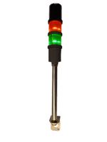 222-2445 RS PRO Red/Green Buzzer Signal Tower, 2 Lights, 24 V ac/dc, Screw Mount