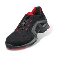 8512842 uvex 1 Unisex Black, Red Composite Toe Capped Safety Trainers, UK 8, EU 42