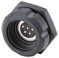 mf2k201-400l Rosenberger, RoDI Rosenberger Diagnostic Interface, Straight Panel Mount5 way Magnetic Connector, Brass Contact Female,